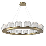 Vessel Ring Chandelier - Gilded Brass / Vessel Clear