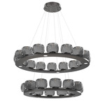 Vessel Two Tier Chandelier - Graphite / Vessel Smoke