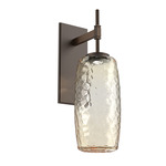 Vessel Tempo Wall Sconce - Flat Bronze / Vessel Amber