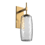 Vessel Tempo Wall Sconce - Novel Brass / Vessel Clear