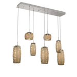 Vessel Linear Multi Light Pendant - Beige Silver / Vessel Bronze
