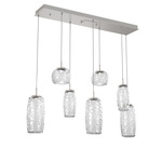 Vessel Linear Multi Light Pendant - Beige Silver / Vessel Clear
