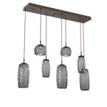 Vessel Linear Multi Light Pendant - Flat Bronze / Vessel Smoke