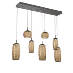 Vessel Linear Multi Light Pendant - Graphite / Vessel Bronze