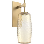 Vessel Tempo Wall Sconce - Gilded Brass / Vessel Amber