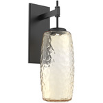Vessel Tempo Wall Sconce - Matte Black / Vessel Amber