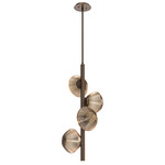 Mesa Twisted Vine Chandelier - Flat Bronze / Mesa Bronze