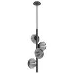 Mesa Twisted Vine Chandelier - Matte Black / Mesa Smoke