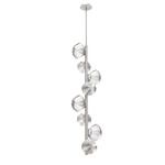 Mesa Twisted Vine Chandelier - Metallic Beige Silver / Mesa Clear