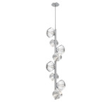 Mesa Twisted Vine Chandelier - Classic Silver / Mesa Clear