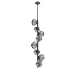 Mesa Twisted Vine Chandelier - Flat Bronze / Mesa Smoke