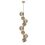 Mesa Twisted Vine Chandelier - Gilded Brass / Mesa Bronze