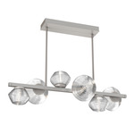 Mesa Twisted Branch Chandelier - Beige Silver / Mesa Clear