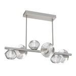 Mesa Twisted Branch Chandelier - Metallic Beige Silver / Mesa Clear