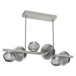 Mesa Twisted Branch Chandelier - Metallic Beige Silver / Mesa Smoke