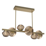 Mesa Twisted Branch Chandelier - Gilded Brass / Mesa Bronze