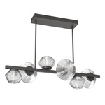 Mesa Twisted Branch Chandelier - Graphite / Mesa Clear