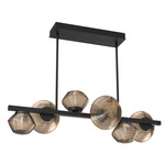 Mesa Twisted Branch Chandelier - Matte Black / Mesa Bronze