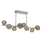 Mesa Twisted Branch Chandelier - Classic Silver / Mesa Bronze