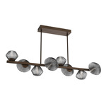 Mesa Twisted Branch Chandelier - Flat Bronze / Mesa Smoke