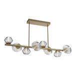 Mesa Twisted Branch Chandelier - Gilded Brass / Mesa Clear