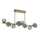 Mesa Twisted Branch Chandelier - Gilded Brass / Mesa Smoke