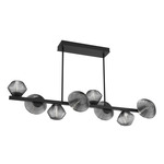 Mesa Twisted Branch Chandelier - Matte Black / Mesa Smoke