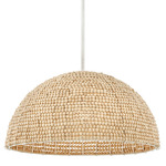 Dalia Convertible Pendant - White / Natural