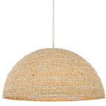 Dalia Convertible Pendant - White / Natural