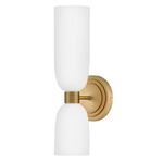 Tallulah Wall Sconce - Lacquered Brass / Etched Opal