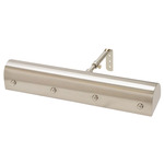 Classic Traditional Rivet Plug-in Picture Light - Satin Nickel / Polished Nickel