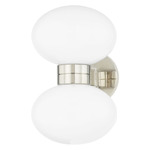 Otsego Wall Sconce - Polished Nickel / Opal