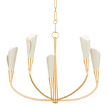 Montrose Chandelier - Vintage Gold Leaf / Sand