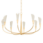 Montrose Chandelier - Vintage Gold Leaf / Sand