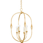 Baltic Chandelier - Vintage Gold Leaf