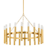 Pali Chandelier - Alabaster / White