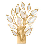 Fairlee Wall Sconce - Vintage Gold Leaf / Clear
