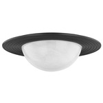 Geraldton Ceiling Light - Distressed Bronze / Cloud Etched Glass