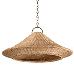 Baychester Pendant - Bronze / Natural