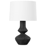 Ancram Table Lamp - Black / White