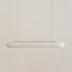 Saga Pendant - Bone / White