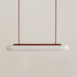 Saga Pendant - Brick / White