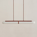 Saga Pendant - Brick / White