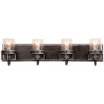 Bexley Bathroom Vanity Light - Vintage Iron / Clear Seedy