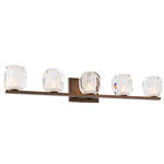 Regent Bathroom Vanity Light - Vintage Bronze / Clear