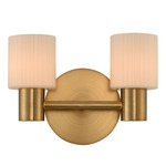 Harlowe Bathroom Vanity Light - Winter Brass / Frosted