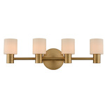 Harlowe Bathroom Vanity Light - Winter Brass / Frosted