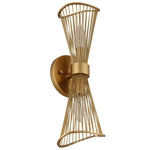 Aurora Wall Sconce - Nordic Brass