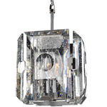 Giada Mini Pendant - Stainless Steel / Crystal