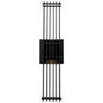 Drew Tall Outdoor Wall Sconce - Matte Black